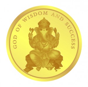 02 GM Ganesh Ji Gold Coin